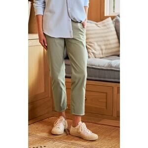 Frank & Eileen Wicklow The Italian Performance Twill Chino in Sage Size 8